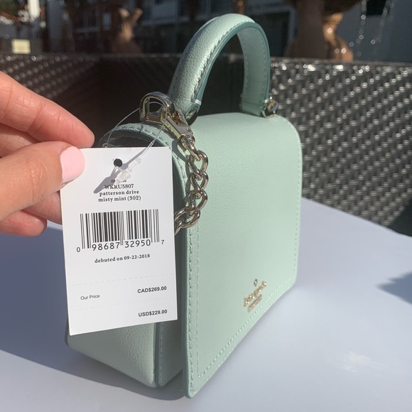 Kate Spade Misty Mint Maisie Patterson Drive Bag - Picture 7 of 8